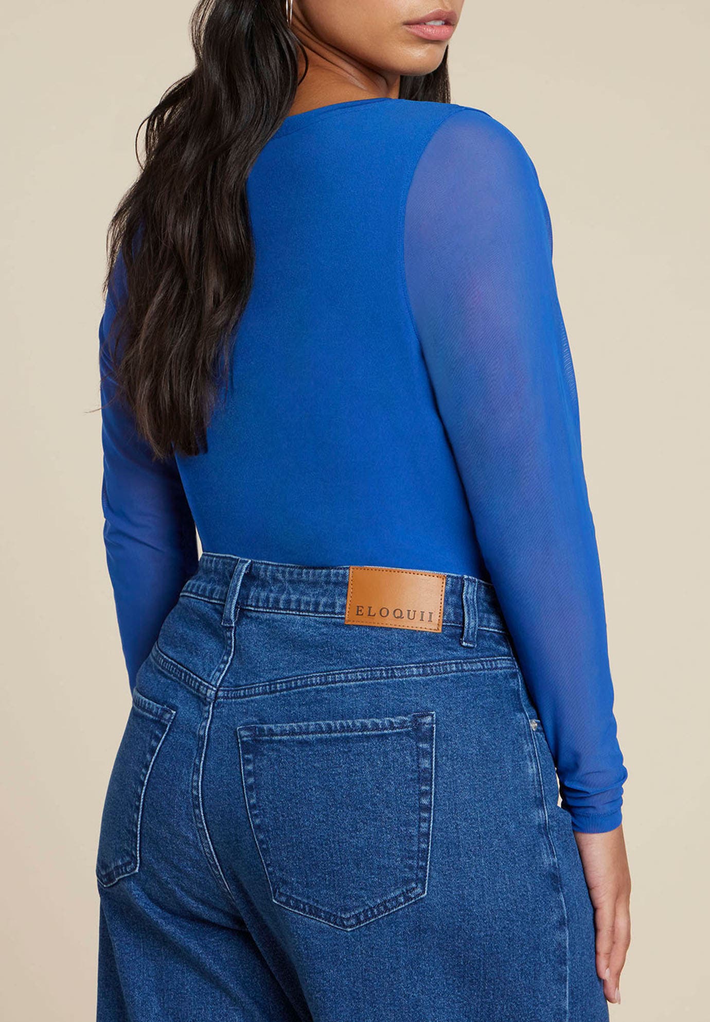 Sheer Sleeve Tee - image 4