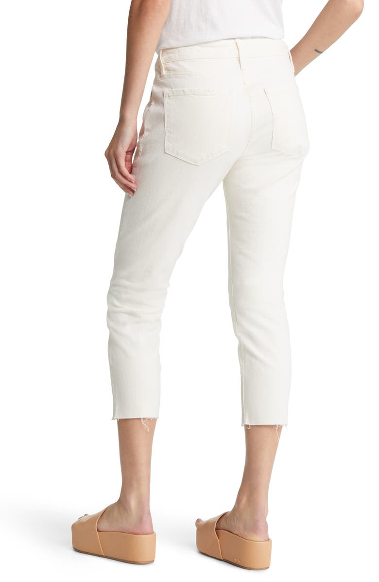 FRAME Le Garcon Raw Hem Boyfriend Jeans, Alternate, color, Au Natural Grind