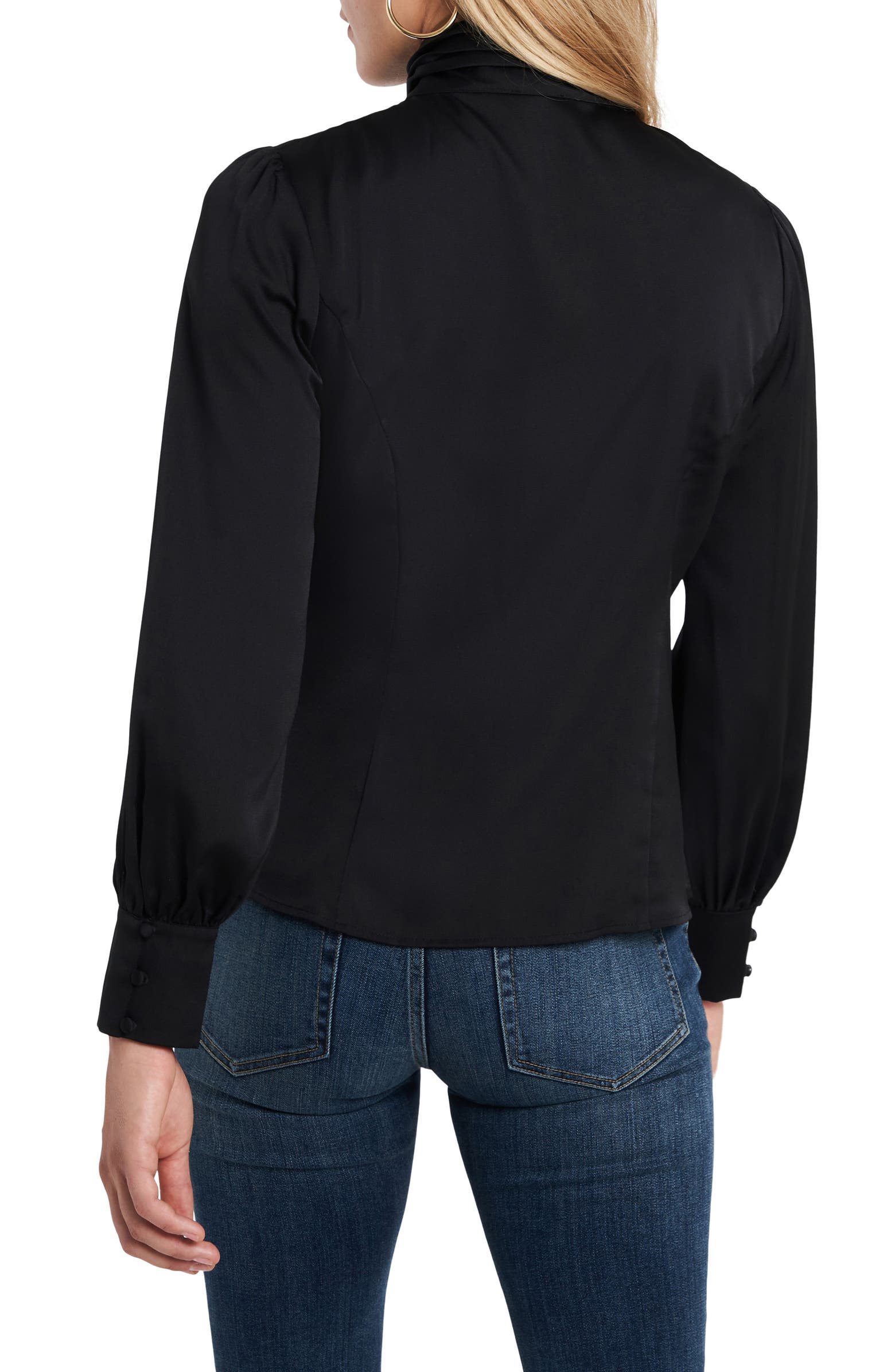Vince Camuto Keyhole High Neck Blouse | Nordstromrack