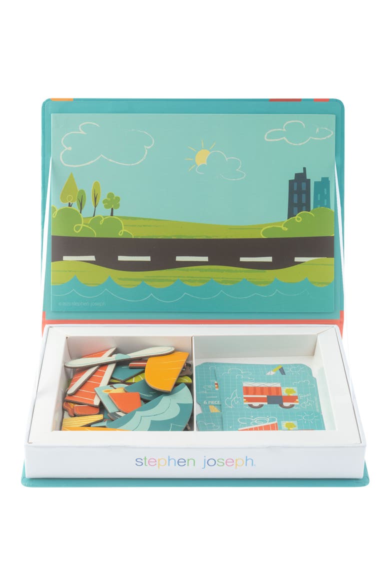 Transportation Magnetic Activity Set, Alternate, color, BLUE