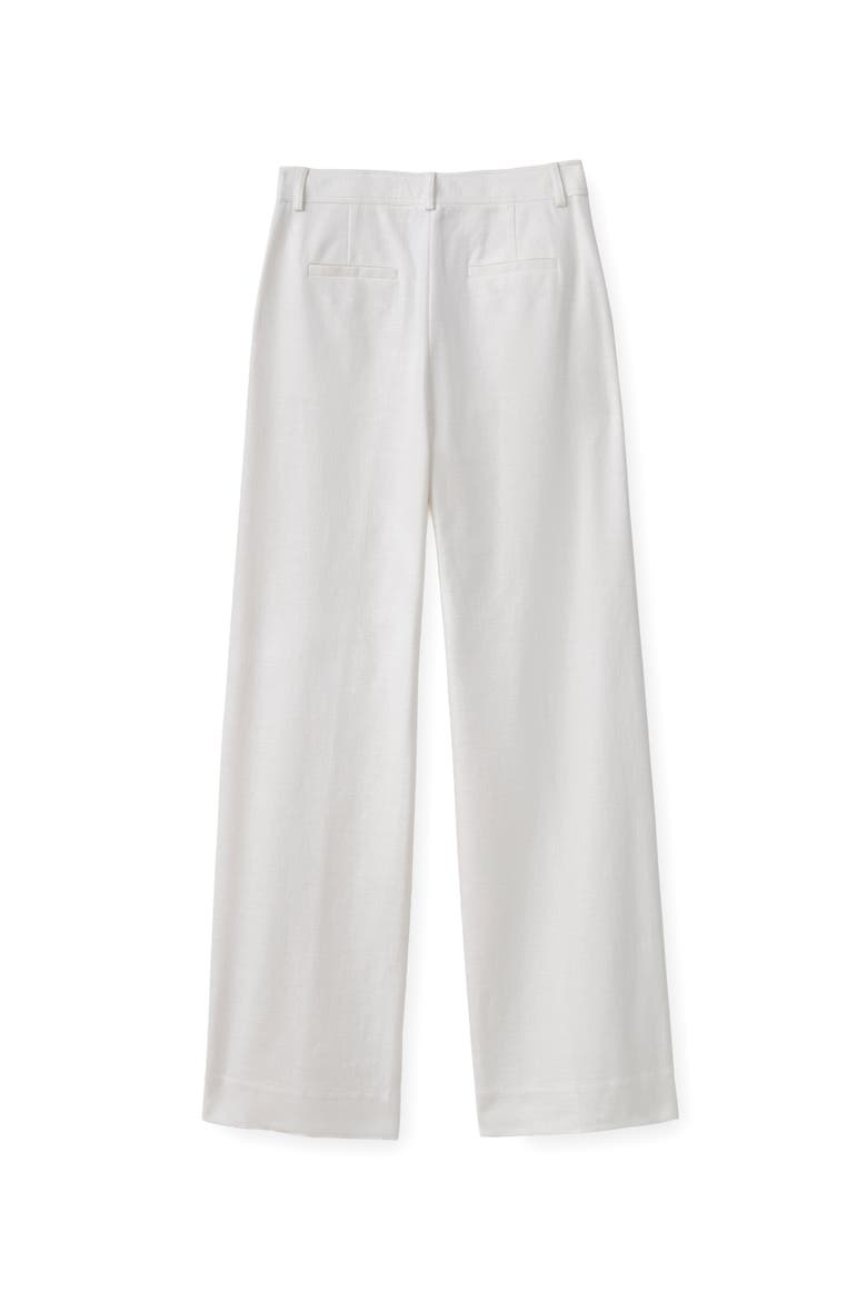 Beverly Linen Pant, Alternate, color, Soft White