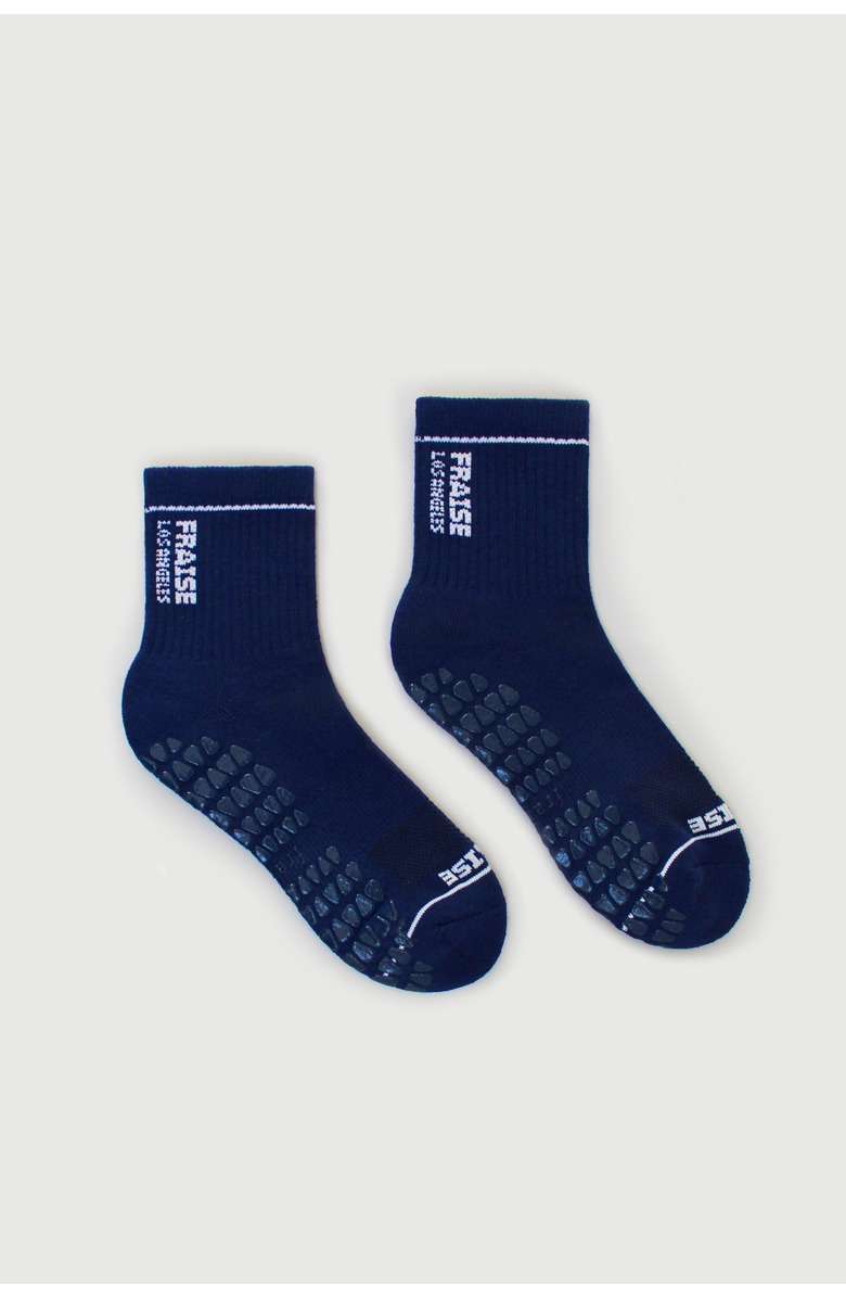 Fraise Varsity Sport Grip Socks, Main, color, Varsity