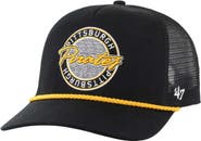 '47 Men's '47 Black Pittsburgh Pirates Promenade Hitch Adjustable Hat