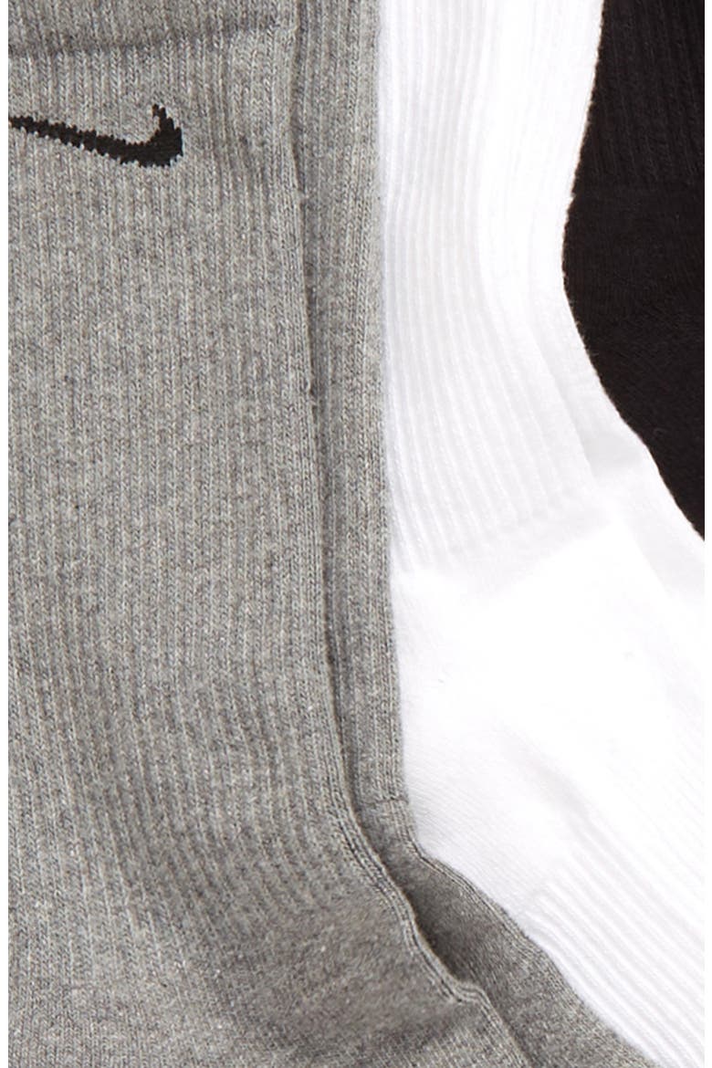 Assorted 6-Pack Everyday Plush Cushion Crew Training Socks, Alternate, color, MULTICOLOR