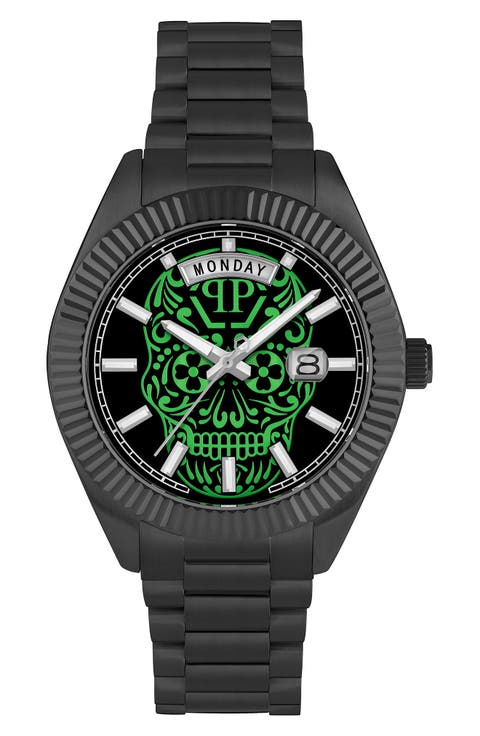 Date Superlative Bracelet Watch, 42mm