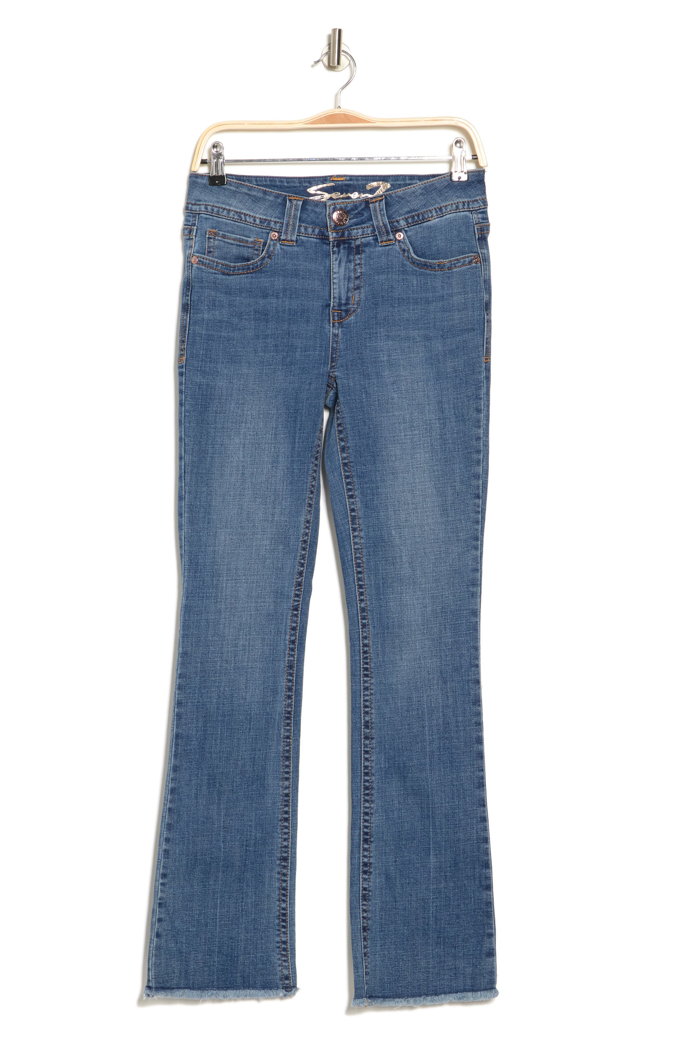 Seven7 Starlette Fray Hem Bootcut Jeans (Women) | Nordstromrack