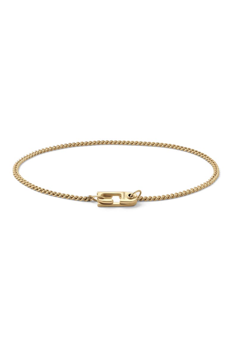 Men's Mini Annex Bracelet, Main, color, GOLD VERMEIL POLISHED