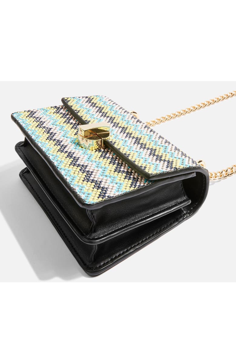 Topshop Gem Crossbody Bag, Alternate, color,