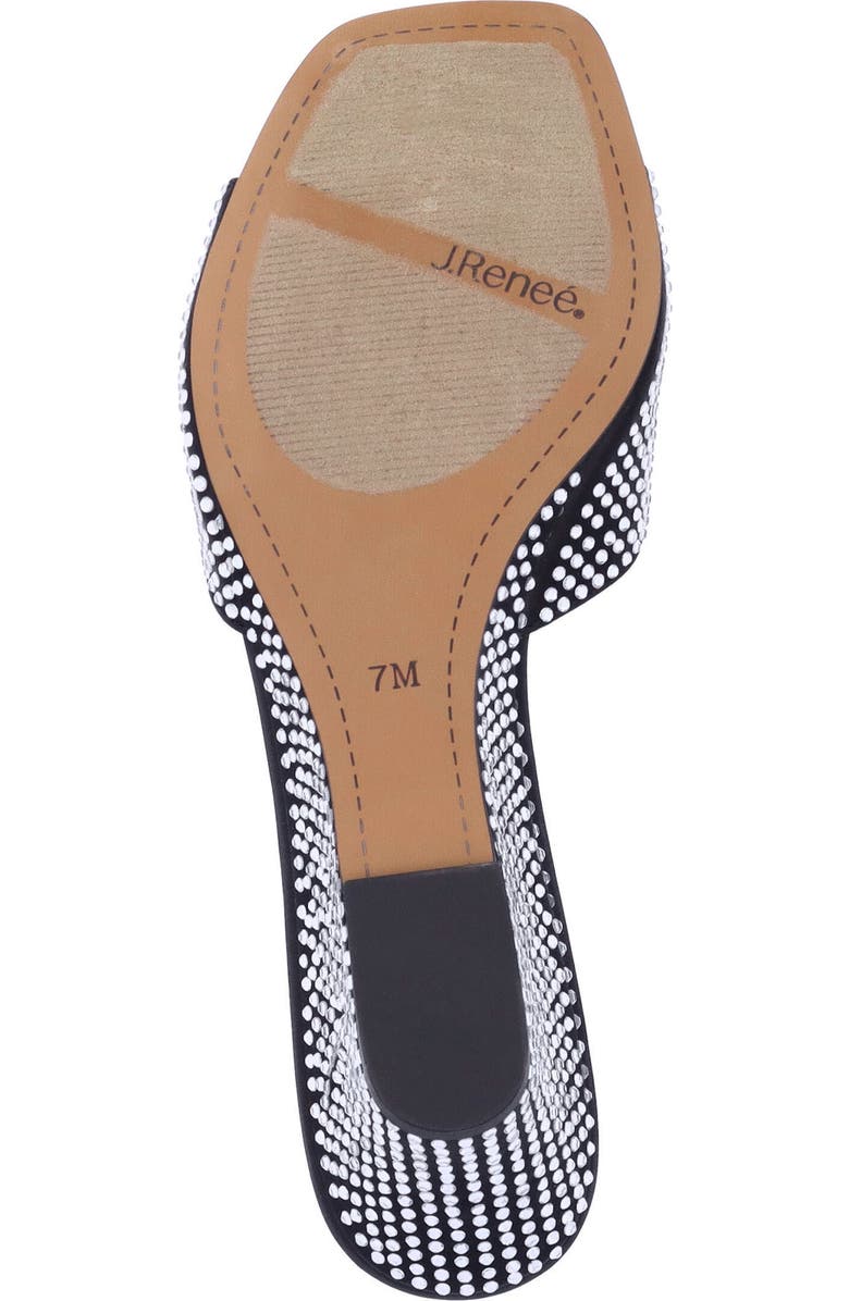 J. Reneé Coralie Wedge Slide Sandal, Alternate, color, Black