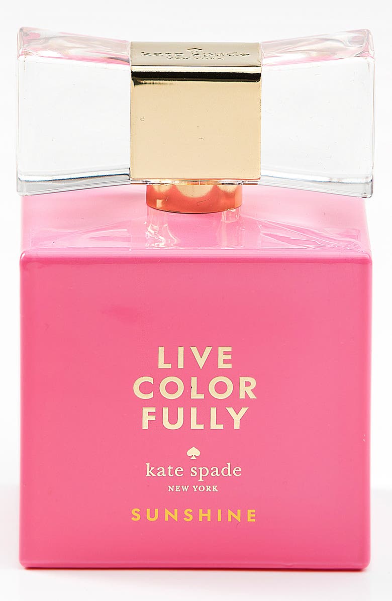 LIVE COLORFULLY kate spade new york 'live colorfully sunshine' eau de parfum, Main, color,