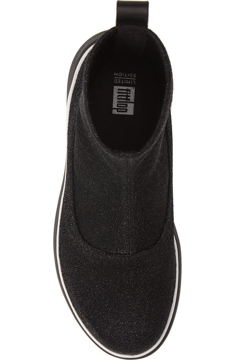 FitFlop Loosh Luxe Metallic Rapid Knit Bootie, Alternate, color,