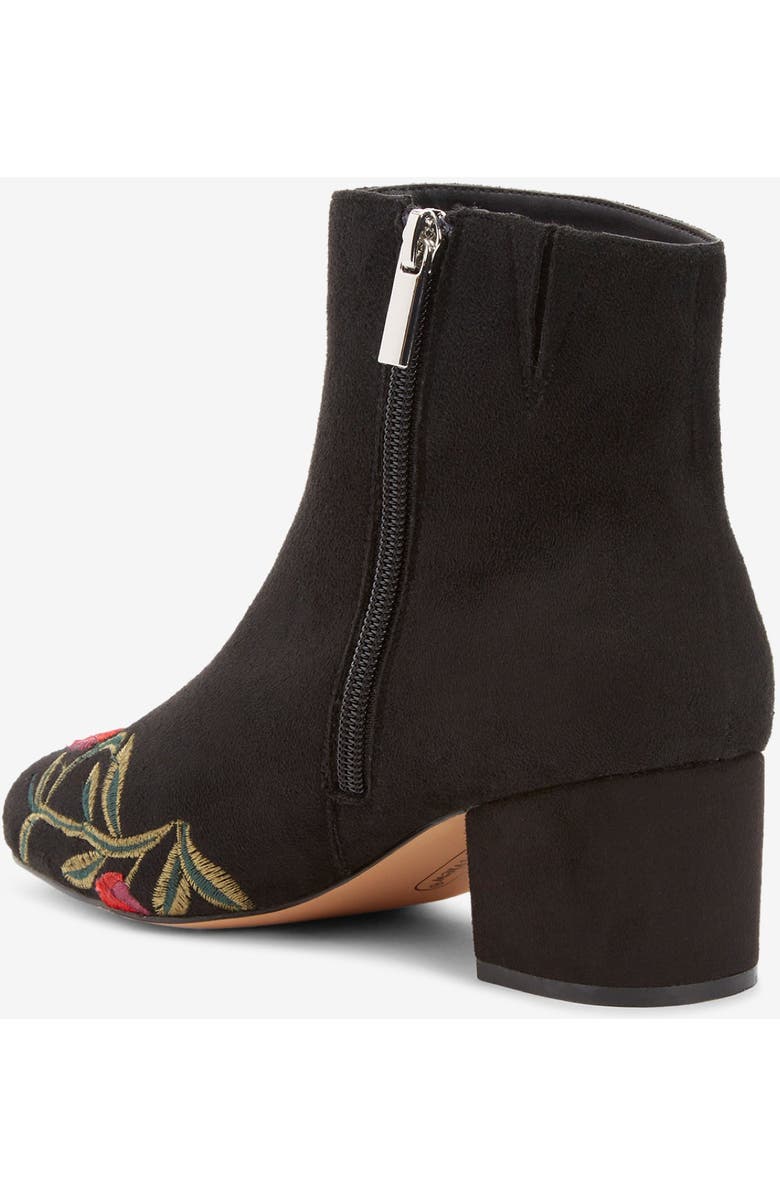 Comfortview The Sidney Bootie, Alternate, color, Black Embroidery