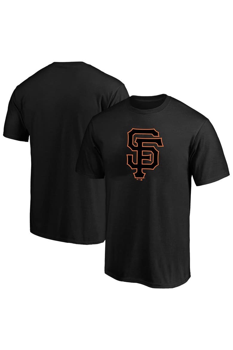 Men's Profile Heather Black San Francisco Giants Big & Tall Weathered Logo T-Shirt, Main, color, Heather Black