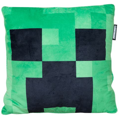 Creeper Decorative Cushion 15 Inch Green Throw Pillow