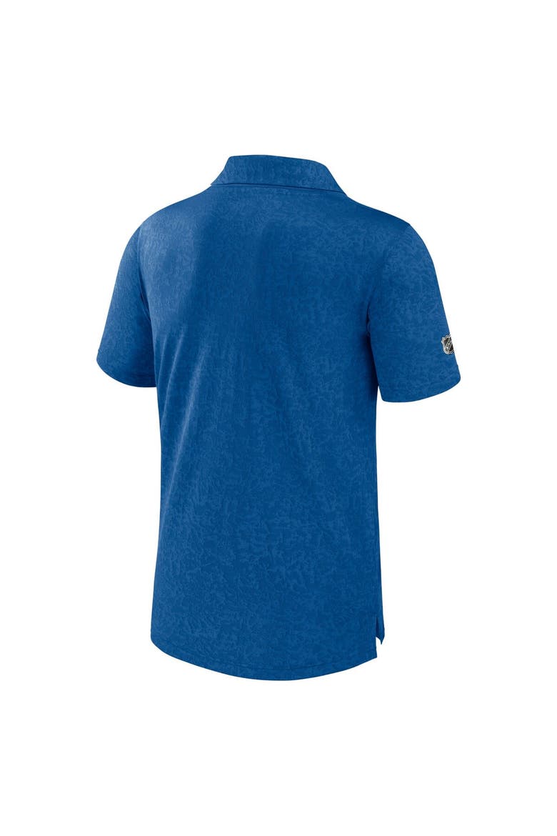 Men's Fanatics Branded  Blue Colorado Avalanche Authentic Pro Jacquard Polo, Alternate, color, Blue