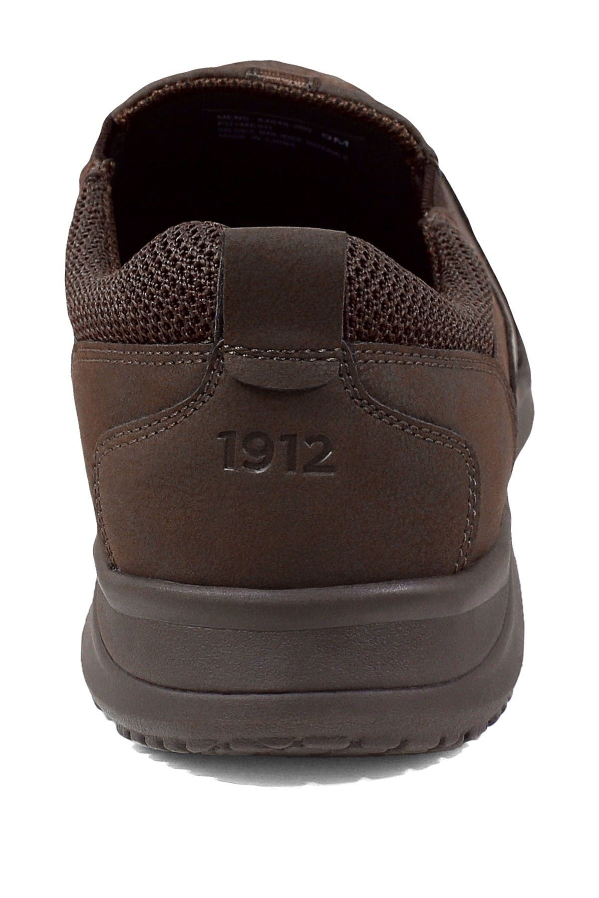 NUNN BUSH Conway Moc Toe Slip-On Sneaker - Wide Width Available, Alternate, color, Dark Brown