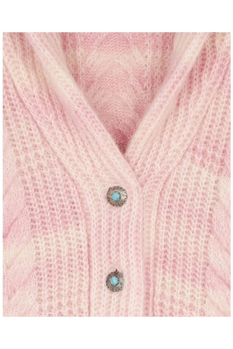Lexi Alpaca Wool Cardigan, Alternate, color, PINK