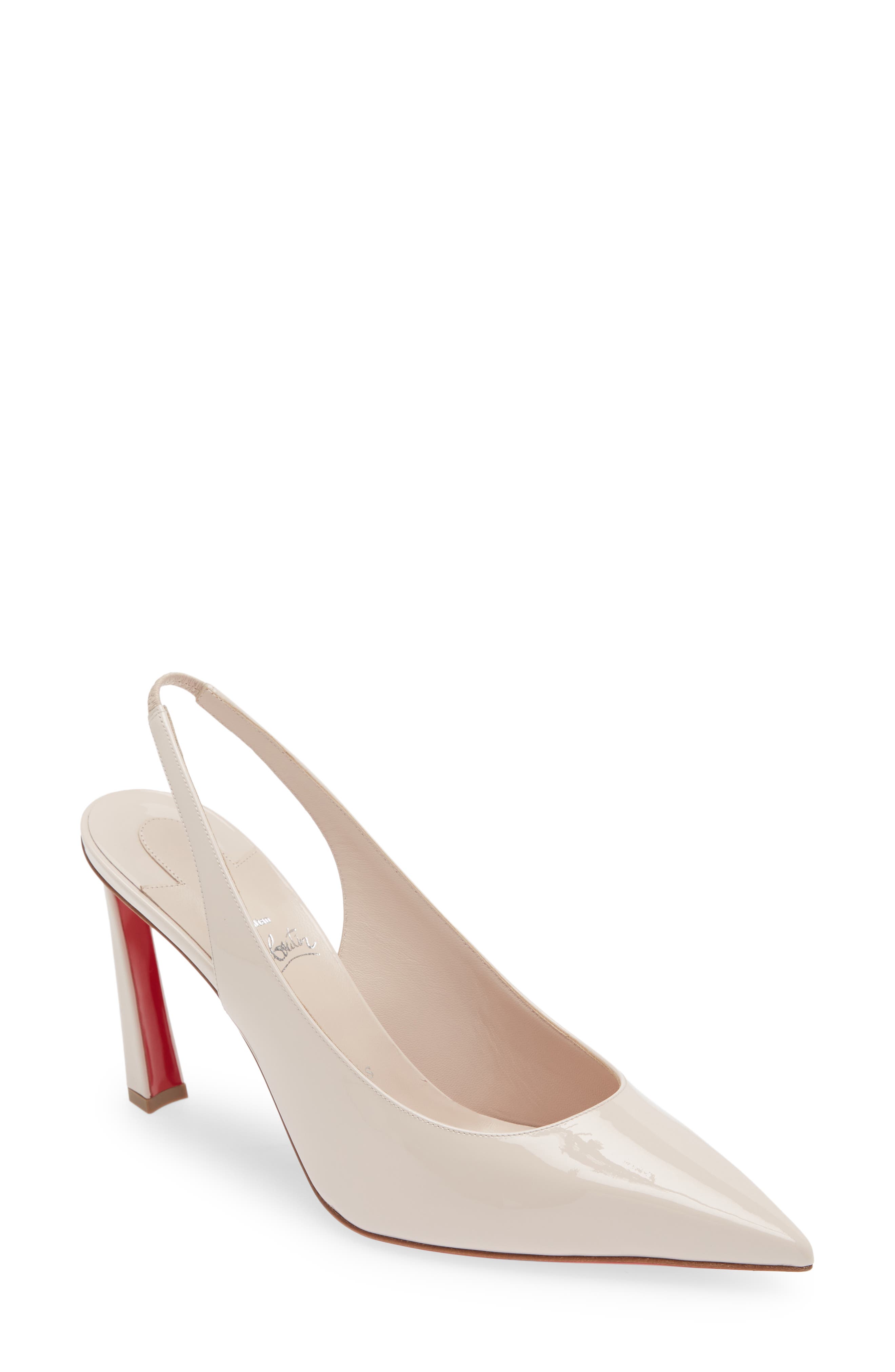 Condora Pointed Toe Slingback Pump, Main, color, NATURAL