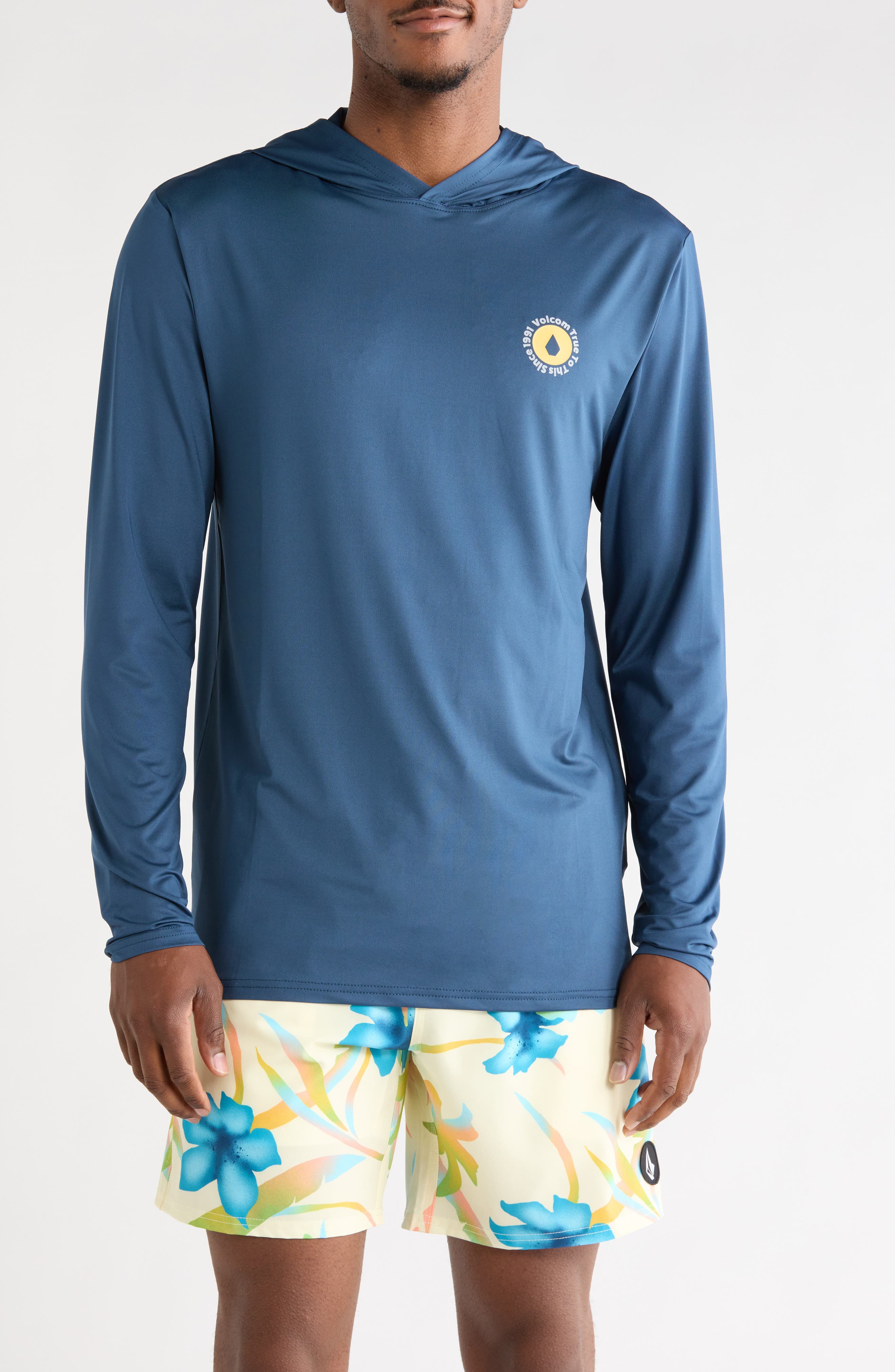 Volcom Crawdad Hooded Swim Shirt