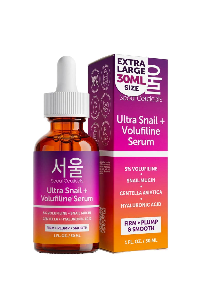 Seoul Ceuticals Korean Skincare Volufiline Snail Mucin Serum, Main, color, NO COLOR