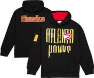 Mitchell & Ness Men's Mitchell & Ness Black Atlanta Hawks Hardwood Classics OG 2.0 Pullover Hoodie