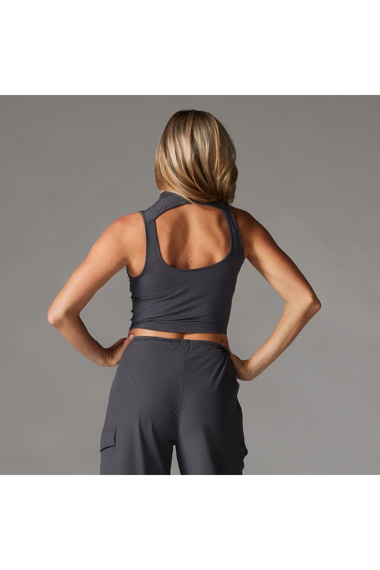 Mock Neck Tank, Alternate, color, GLACIAL