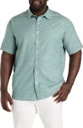 Synrgy by DXL Big & Tall Tonal Patterned Sport Shirt