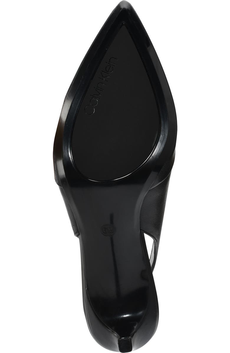 Calvin Klein Silvia Slingback Pointed Toe Pump, Alternate, color,