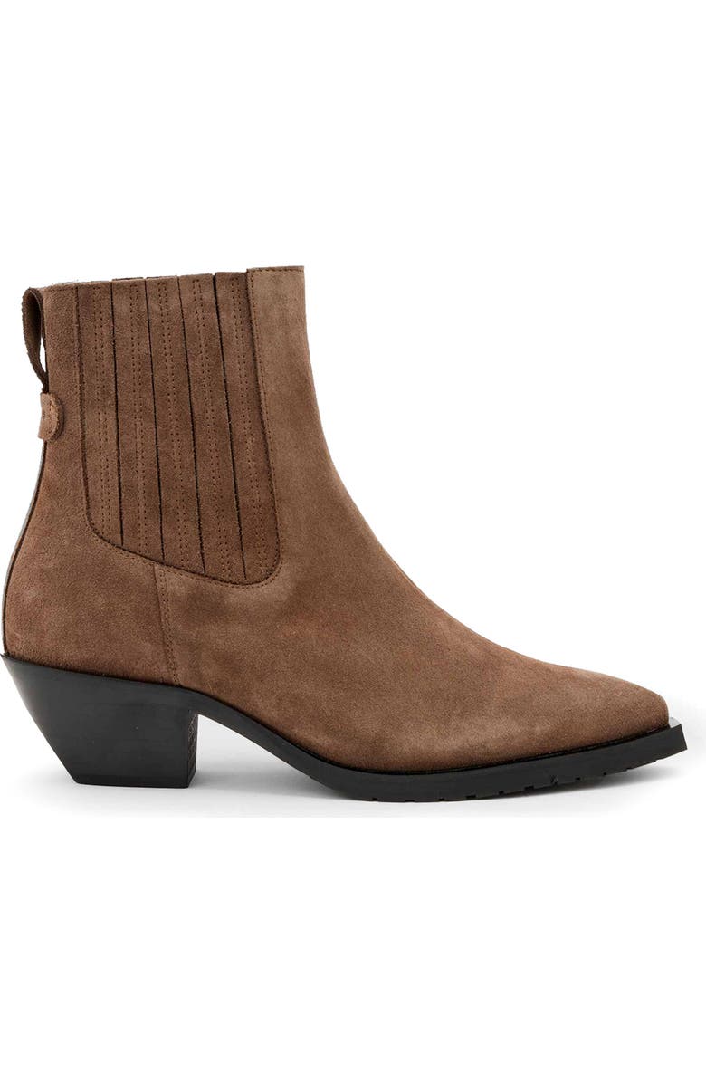AllSaints Marcie Chelsea Boot, Alternate, color, Pine Bark Brown