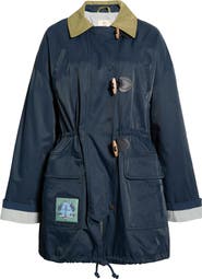 Free People Cotton & Nylon Captain's Jacket