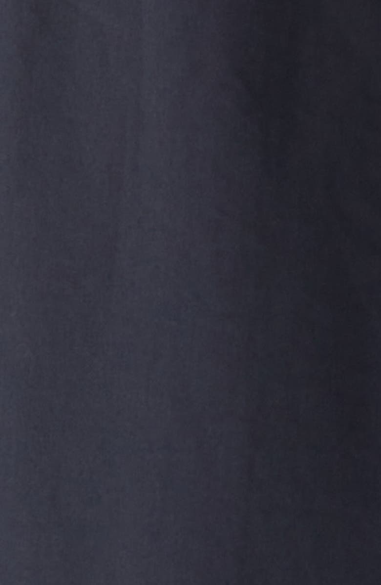 Alexander Wang Long Sleeve Cotton Button-Up Shirtdress, Alternate, color, Black