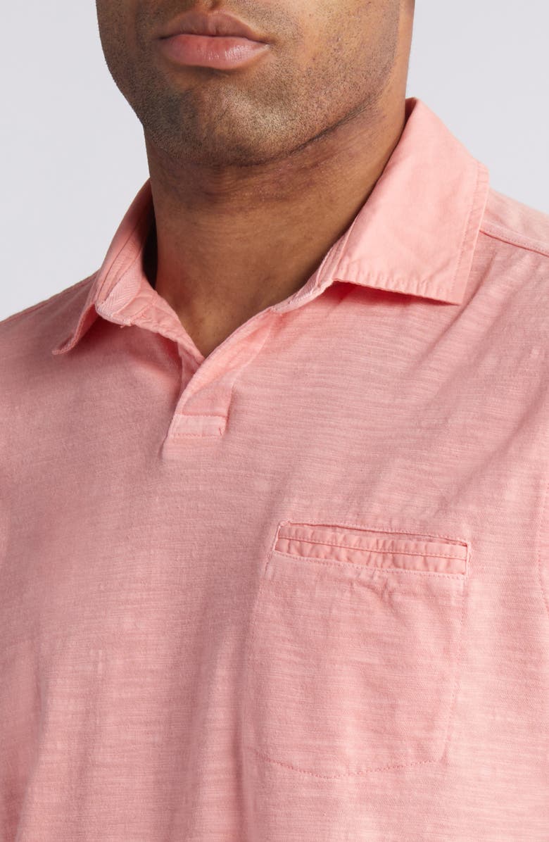 Tommy Bahama Beach Fade Cotton Slub Jersey Polo, Alternate, color, Shellrossa