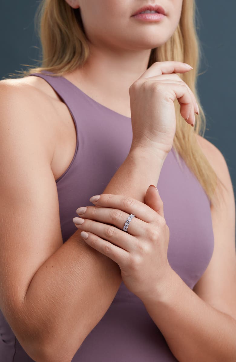 Bony Levy Liora Dual Row Diamond Cluster Ring, Alternate, color, 