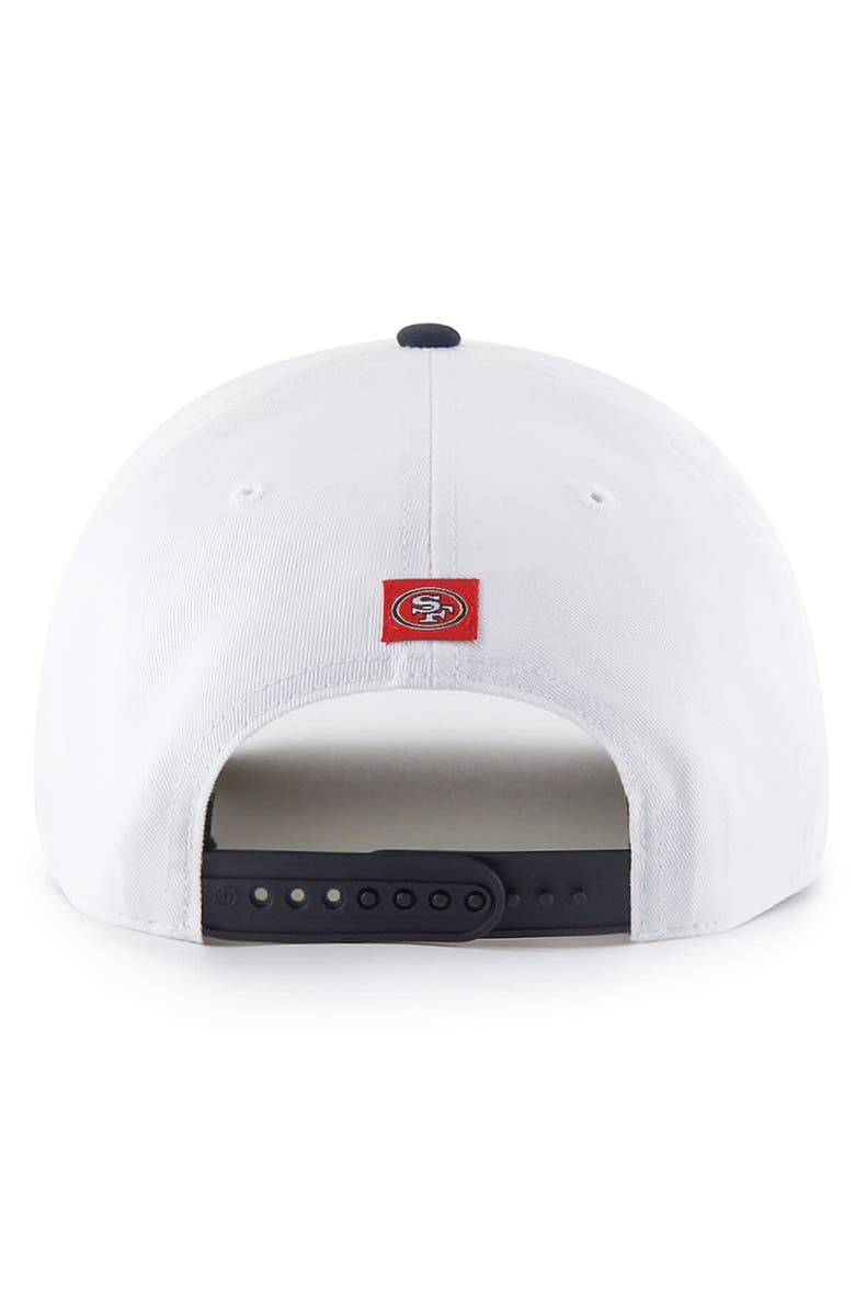 '47 Men's '47 White San Francisco 49ers Patriotic Overhand Hitch Adjustable Hat, Alternate, color, White