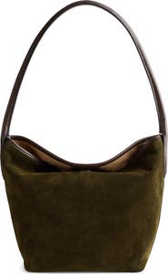 Madewell The Port Suede Lid Shoulder Bag