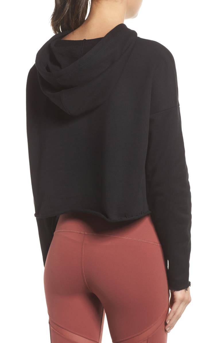 Alo Box Crop Hoodie, Alternate, color,