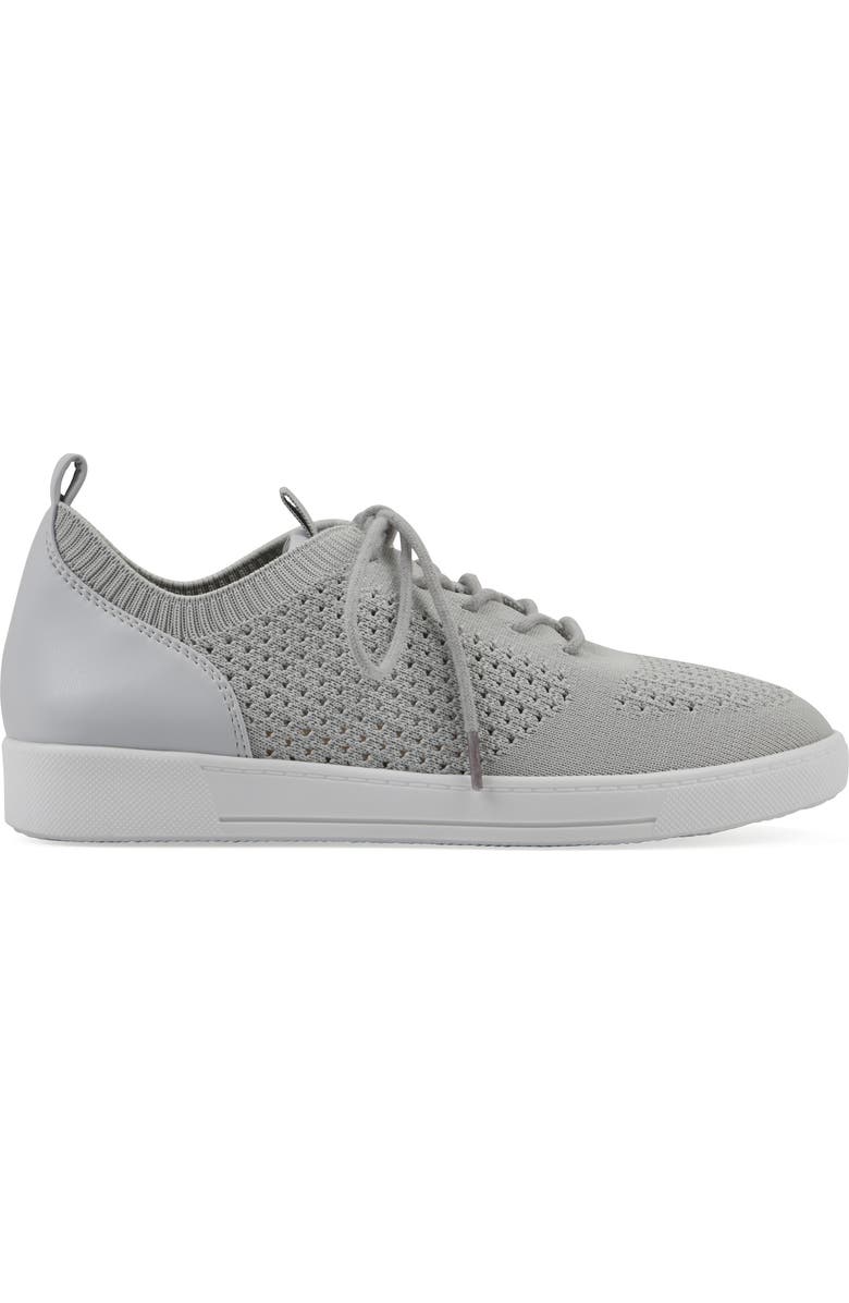White Mountain Footwear Upscale Knit Sneaker, Alternate, color, Light Grey Fabric