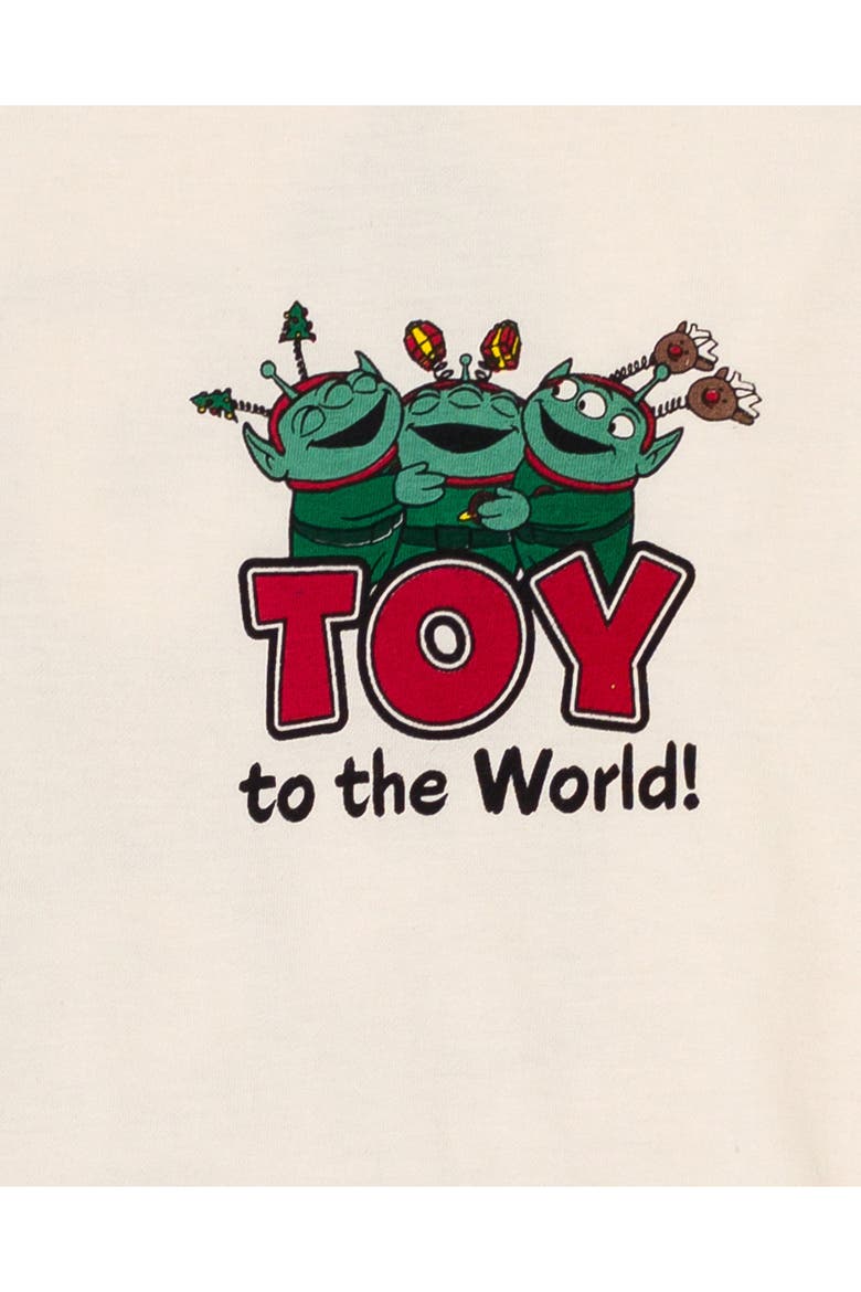 Toy Story Holiday Short Sleeve T-Shirt, Alternate, color, Oatmeal Toy Story