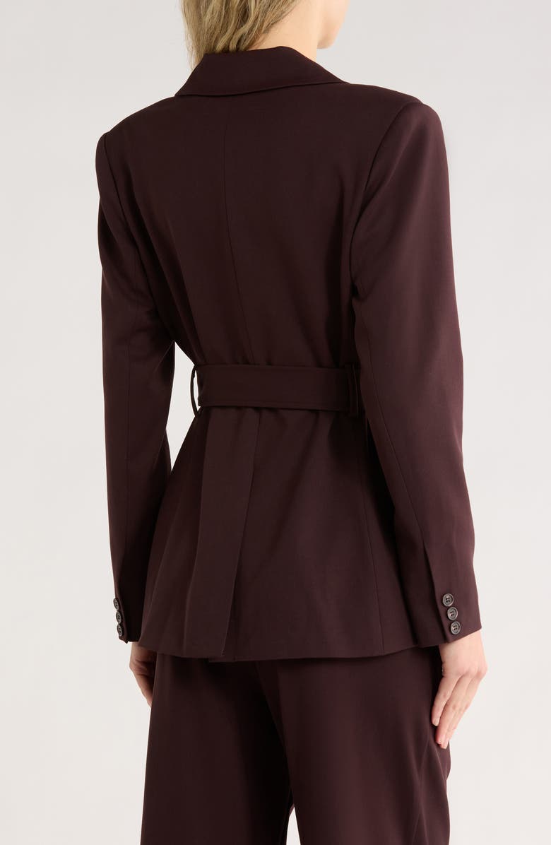 WAYF Belted Blazer, Alternate, color, Plum