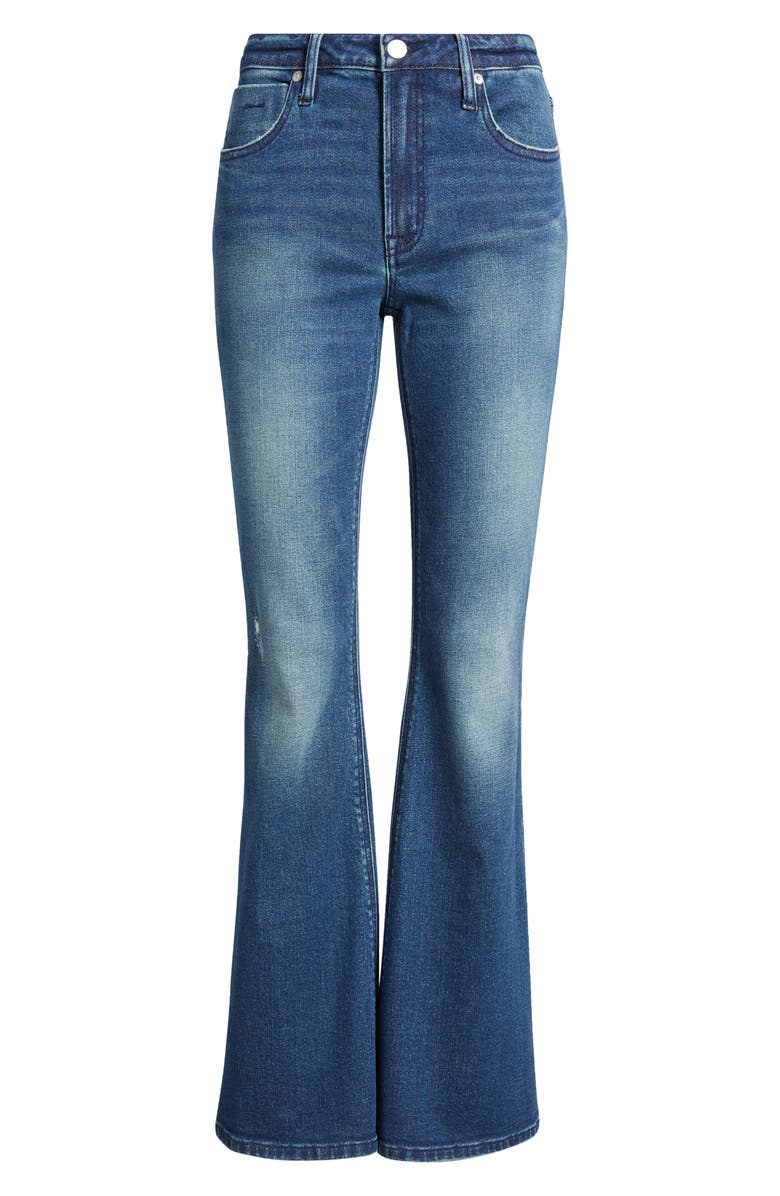 CITY BLUES Eiffel Flare Jeans, Alternate, color, Dark Whisker Wash
