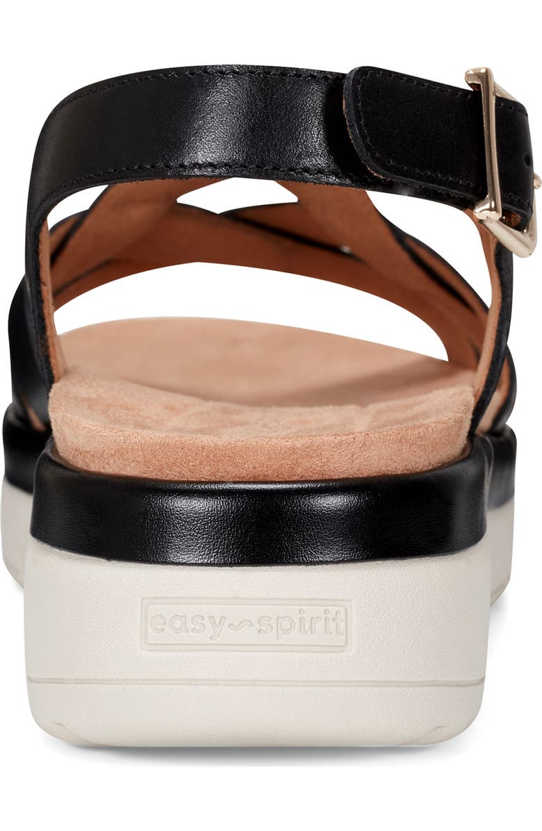 Easy Spirit Indie Slingback Platform Sandal, Alternate, color, Black