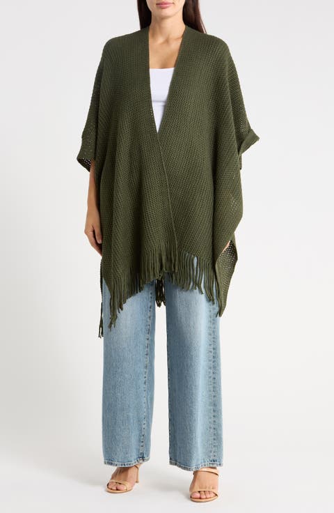 Open Knit Ruana