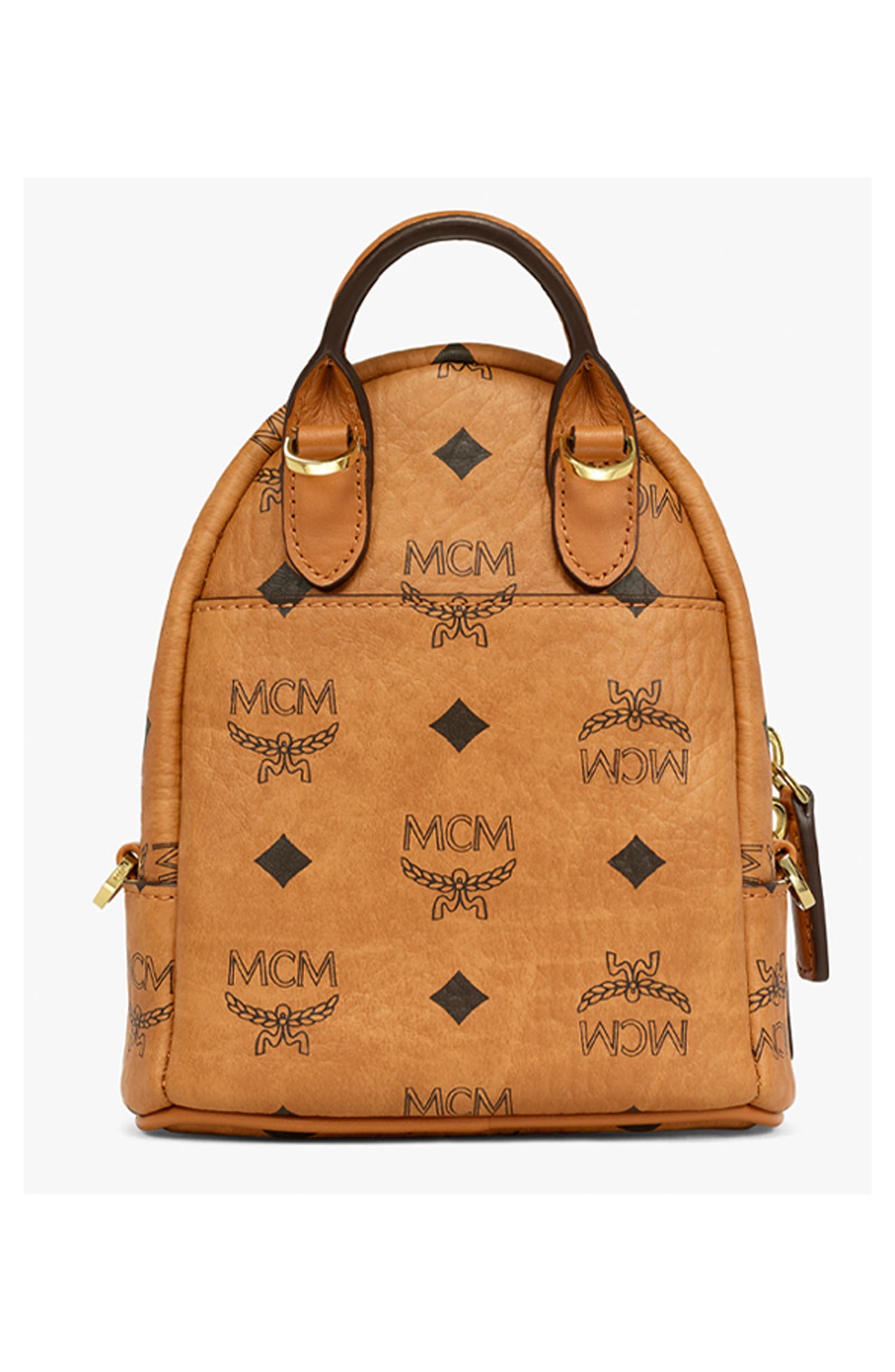 MCM Mini Patricia Visetos Canvas Crossbody Bag, Alternate, color, 