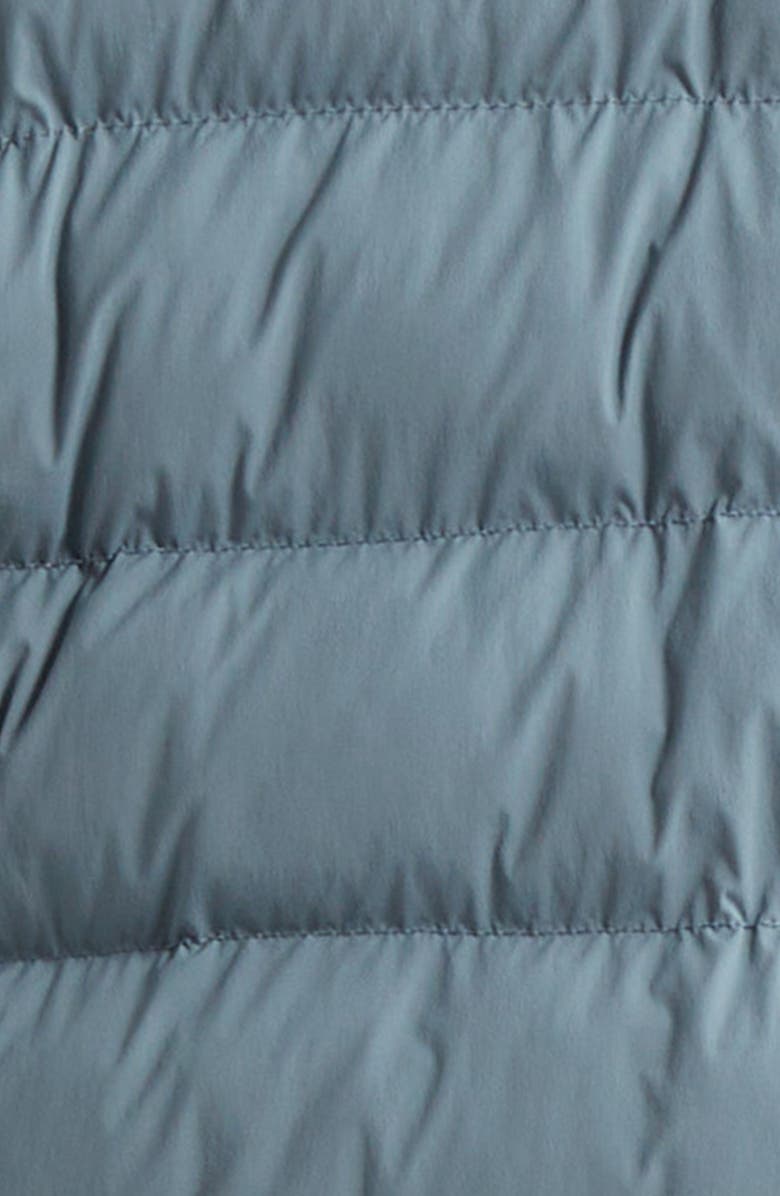 Herno Resort Travel Stretch Nylon Packable Hooded Jacket, Alternate, color, Light Blue/Grey