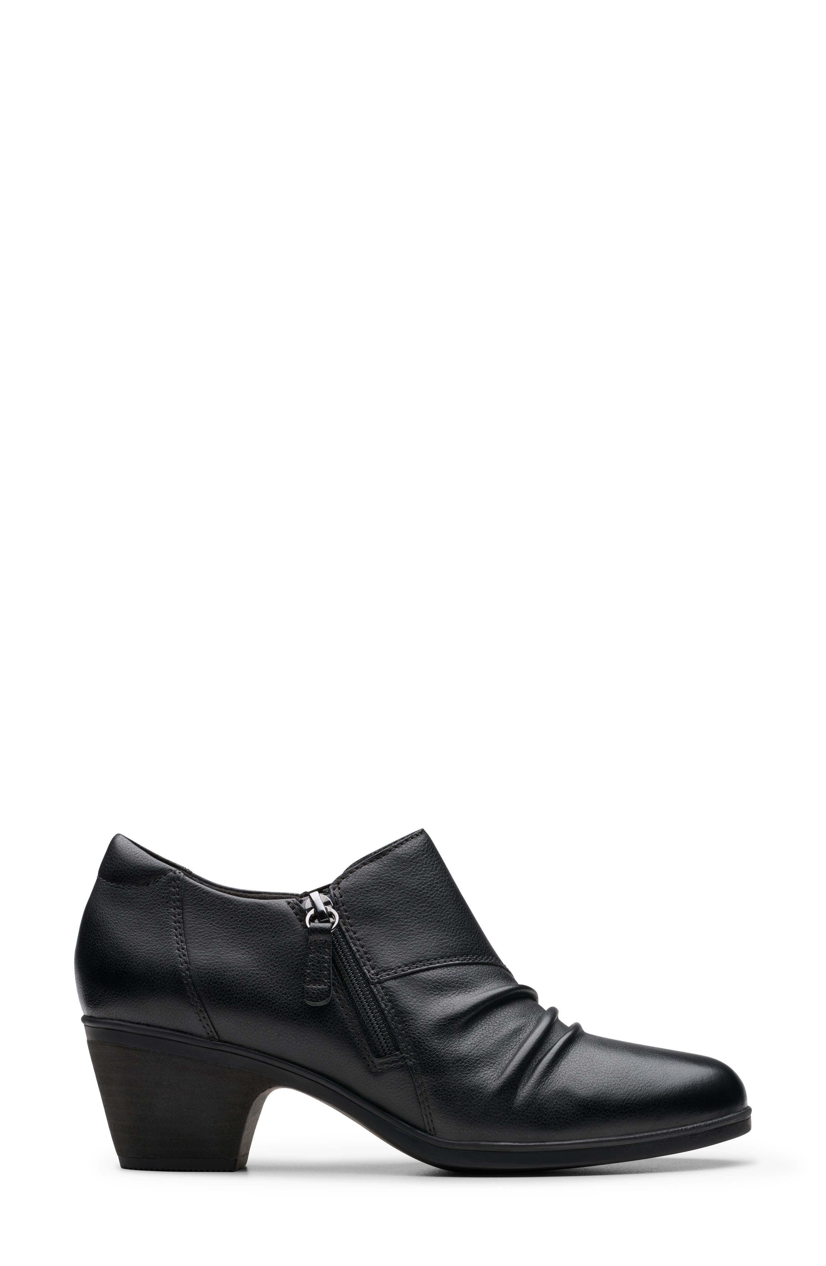 Emily2 Braley Leather Bootie, Alternate, color, BLACK LEATHER