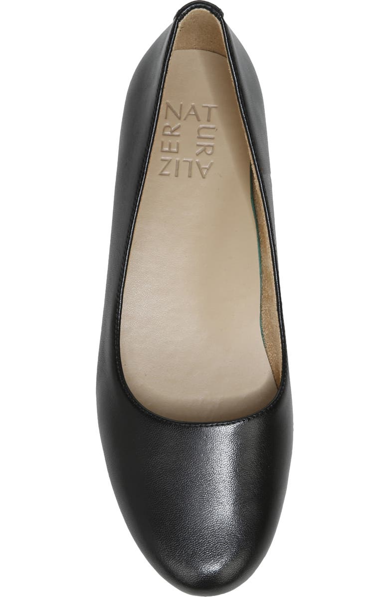Naturalizer True Colors Maxwell Flat, Alternate, color, Black Leather