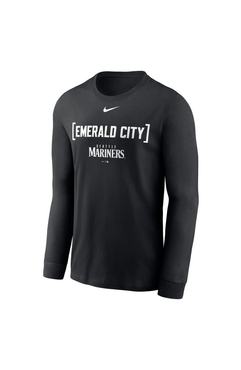 Nike Men's Nike Black Seattle Mariners Local Nickname Long Sleeve T-Shirt, Alternate, color, 