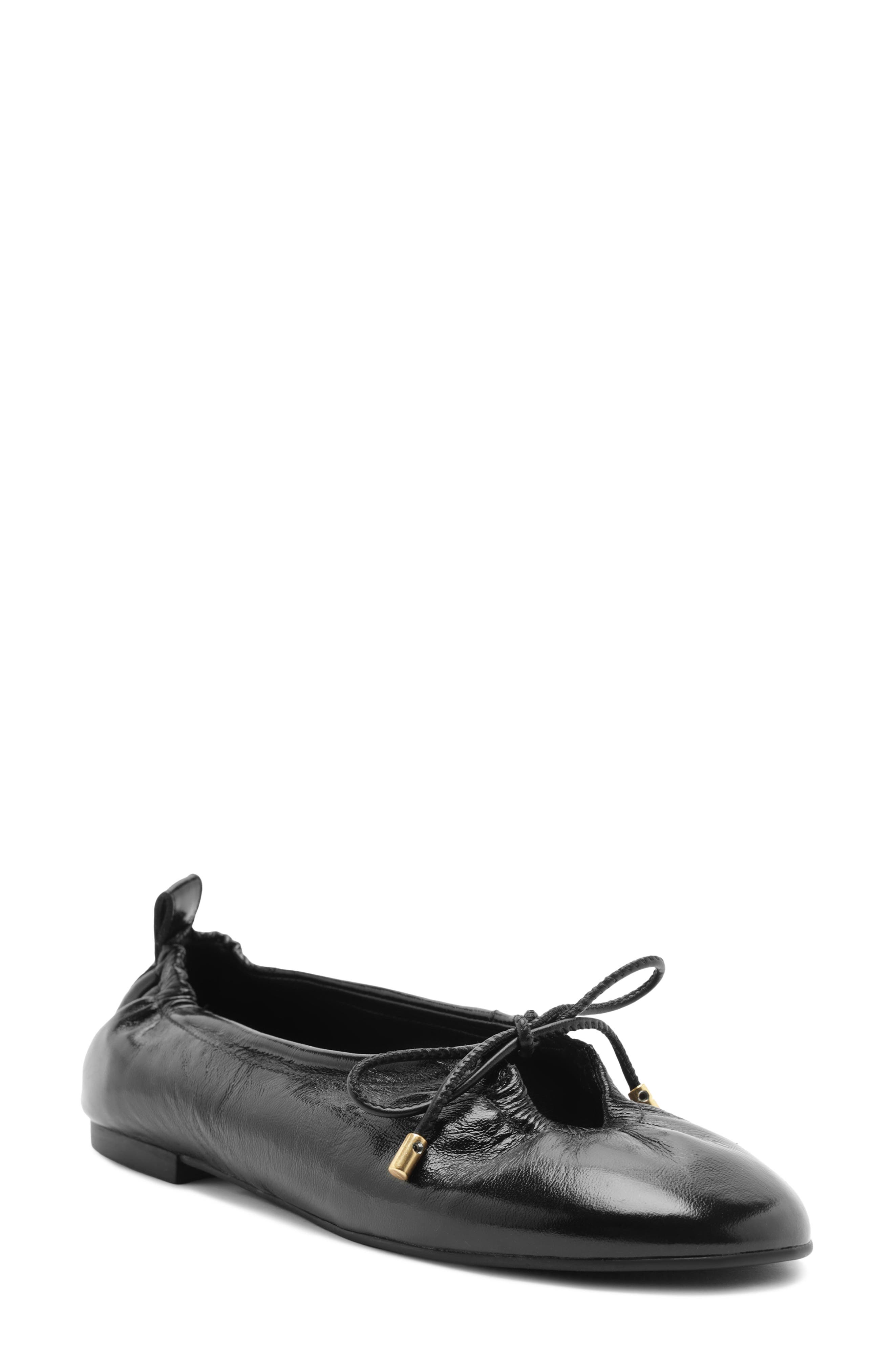 Shae Ballet Flat, Main, color, BLACK