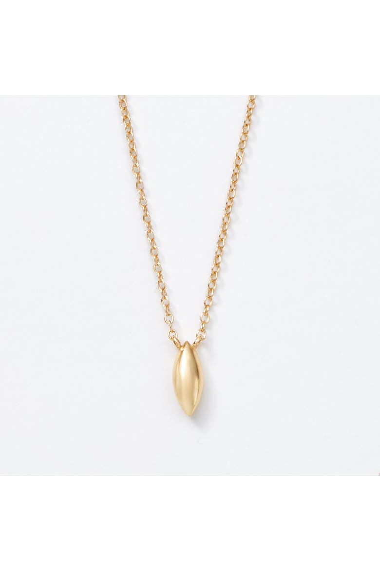 Dahlia Reversible Pendant Necklace, Alternate, color, Gold