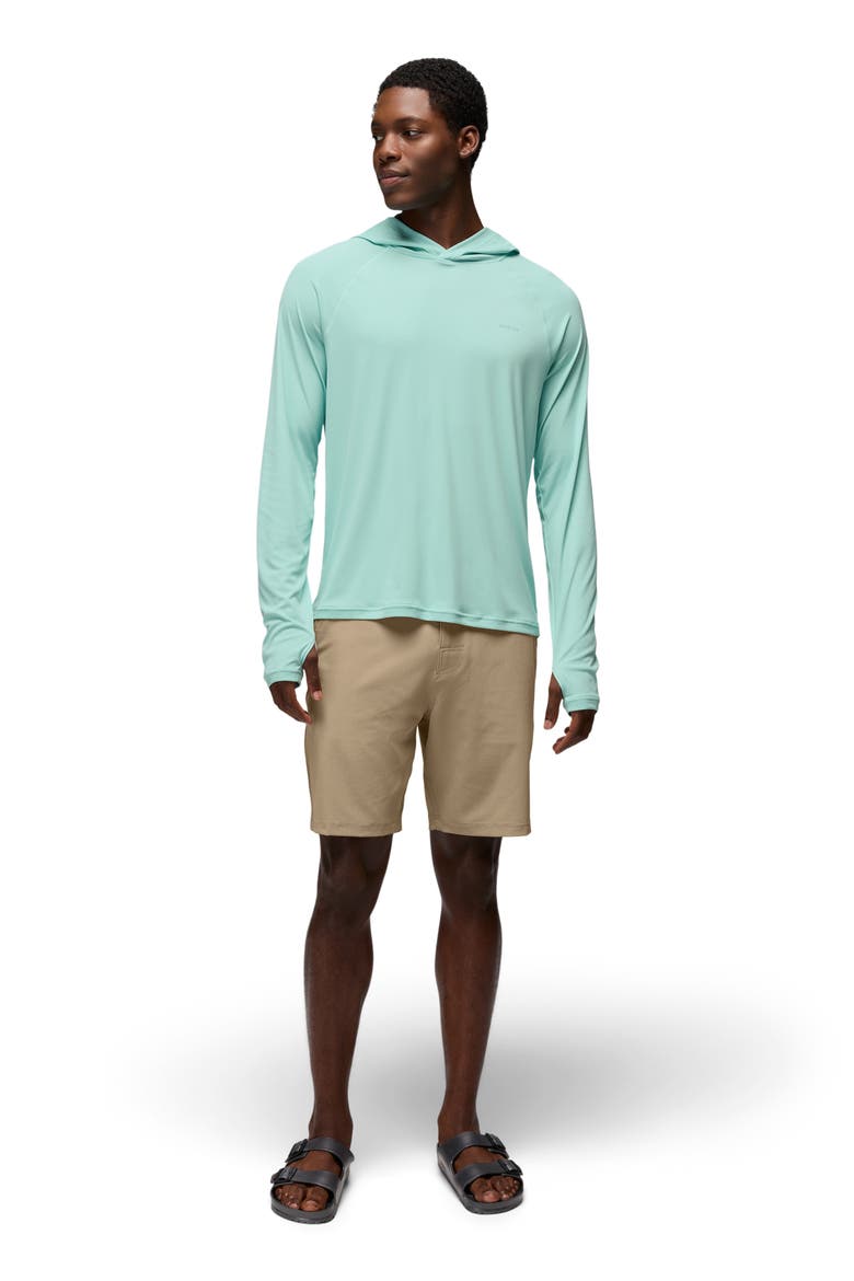 Sol Shade Long Sleeve Performance Hoodie, Alternate, color, SEA GLASS